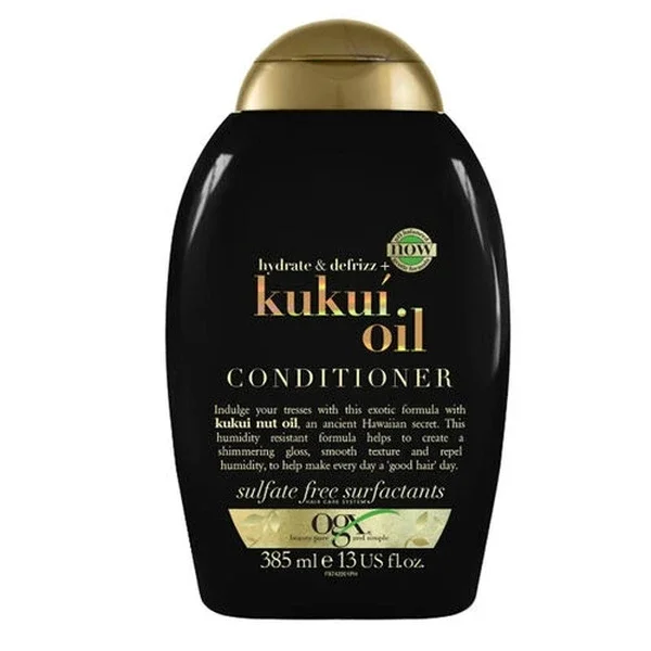 OGX Kukui Oil Conditioner 385ml - Hydrating & Nourishing Formula