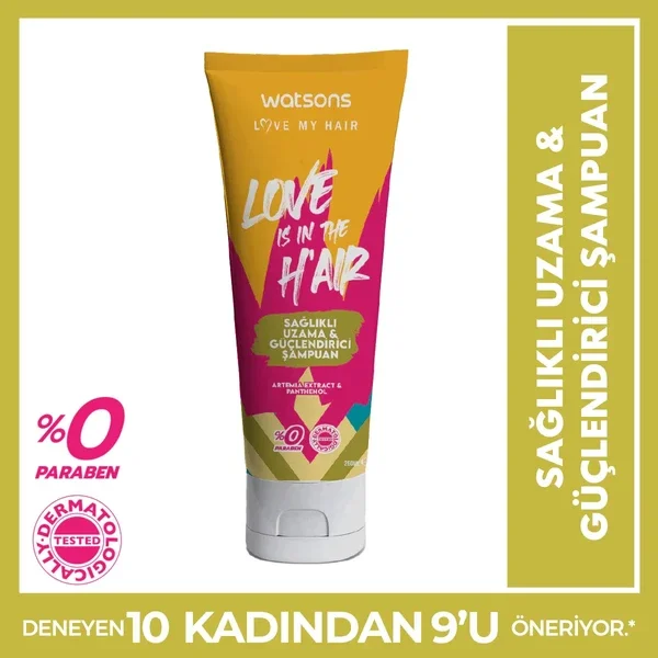 Watsons Love Is In The H'air Healthy Growth & Strengthening Shampoo 250 ml