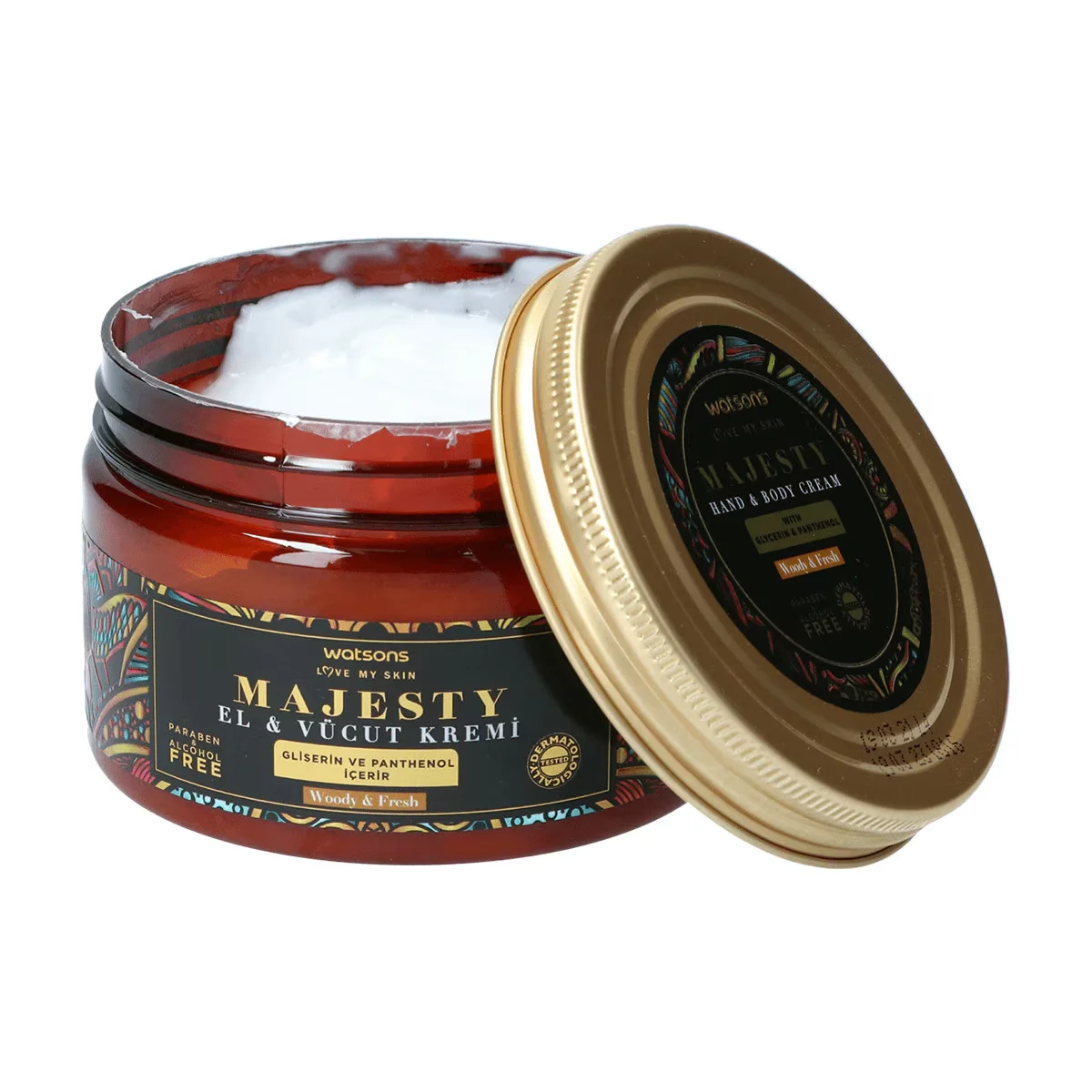 Watsons Majesty Hand- und Körpercreme 250ml