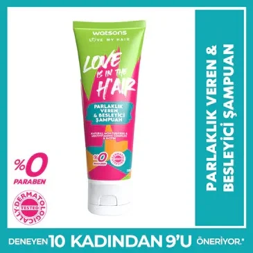 Watsons Love Is In The H'air Shine Nourishing Shampoo 250 ml