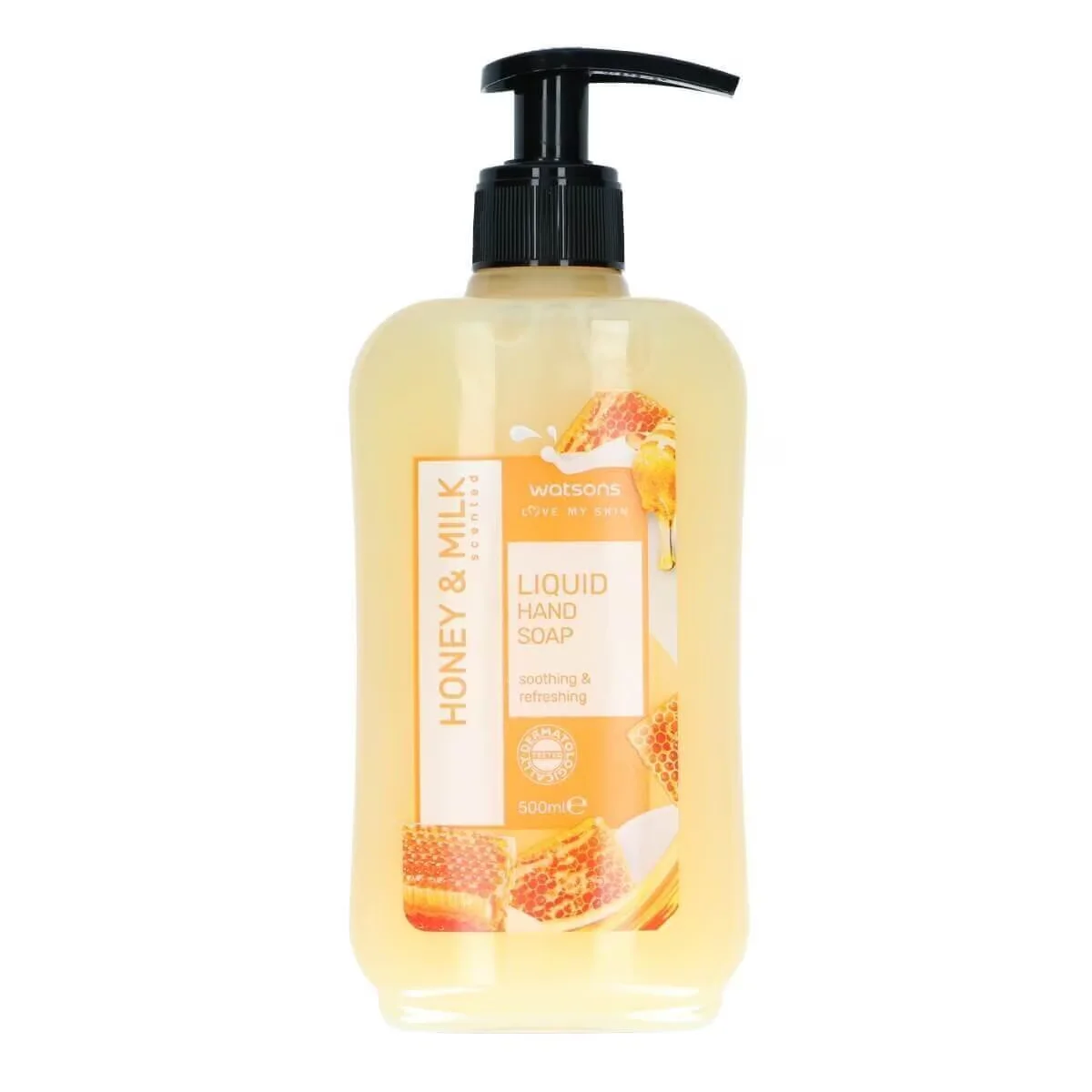 Watsons Hand Soap Honey & Milk 500 ml