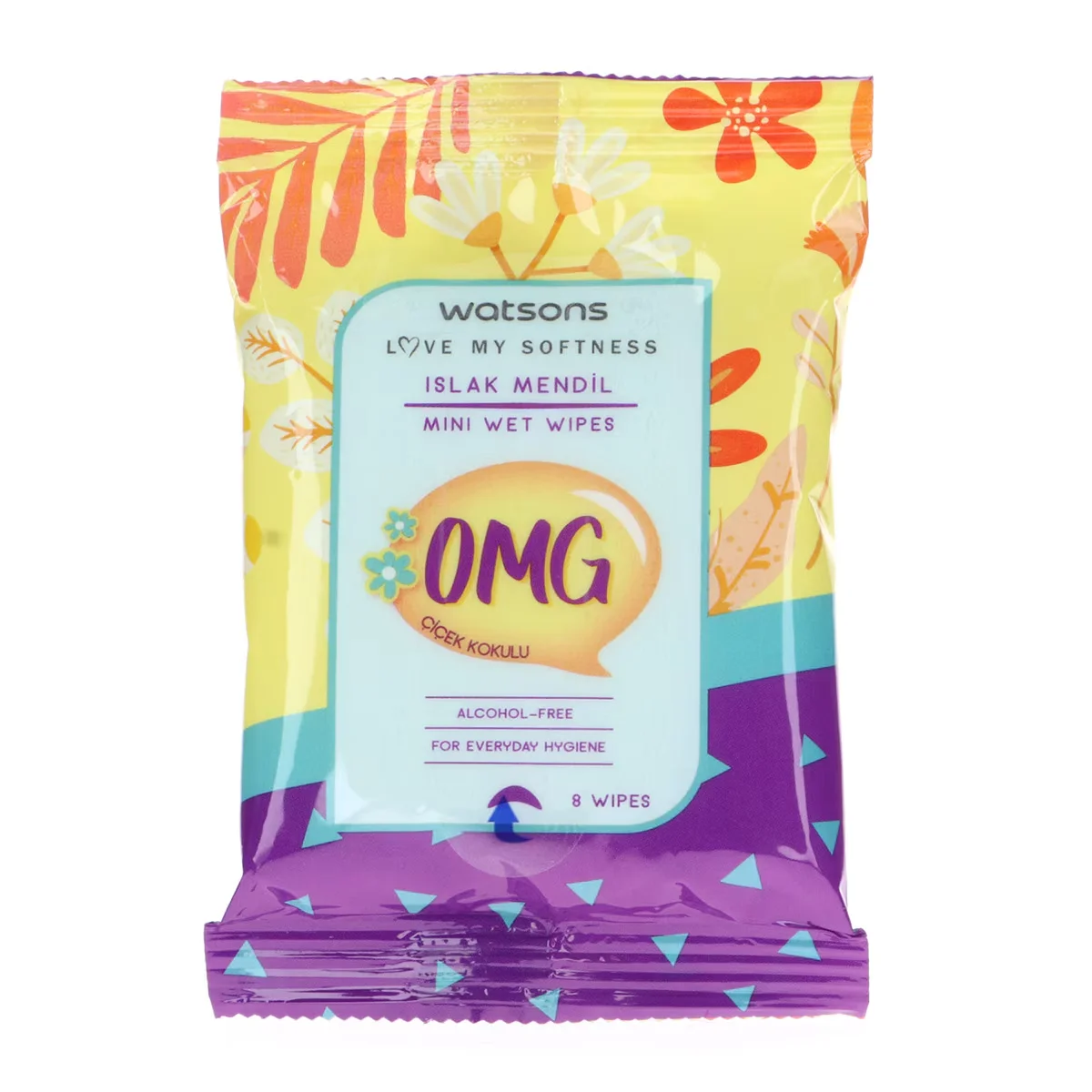 Watsons Mini Blumenduft Feuchttücher