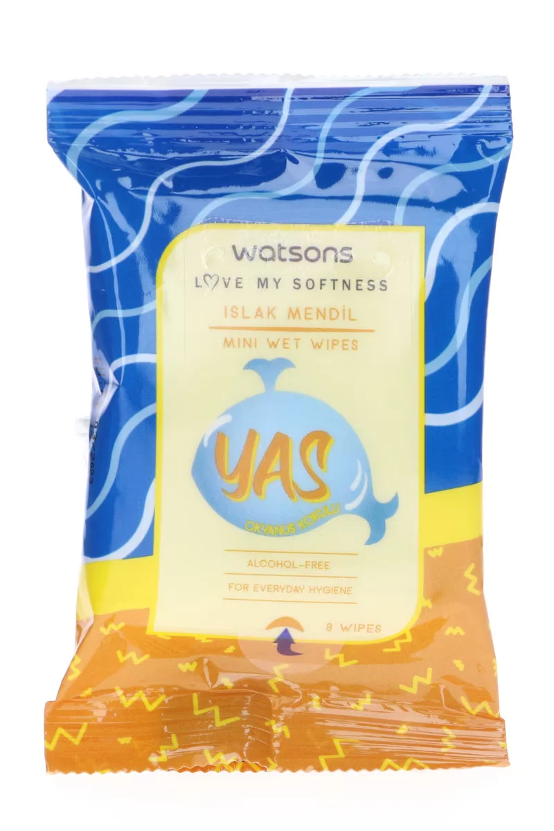 Watsons Mini Wet Wipes Mix 4 pack
