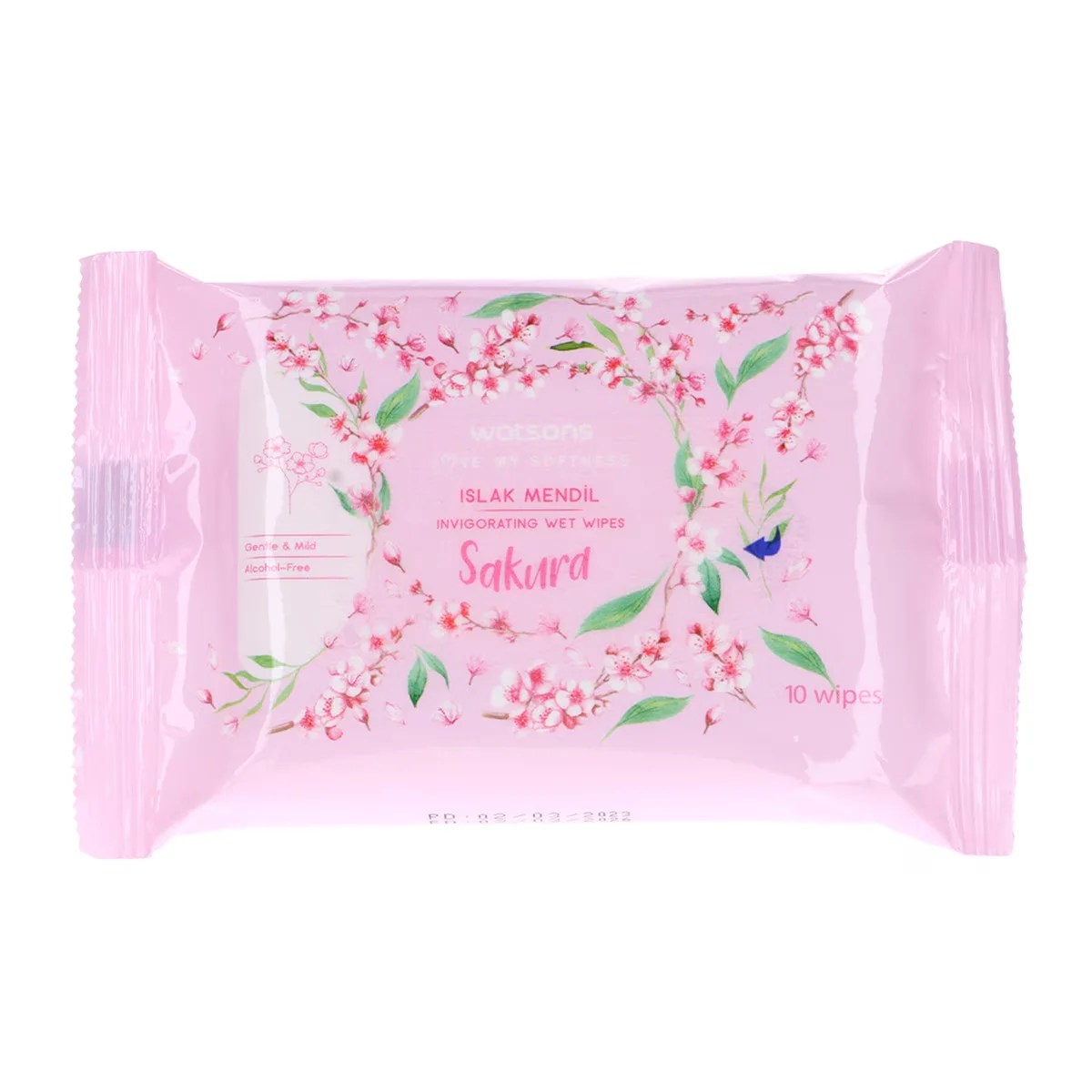 Watsons Wet Wipes Sakura 3 x10 pcs