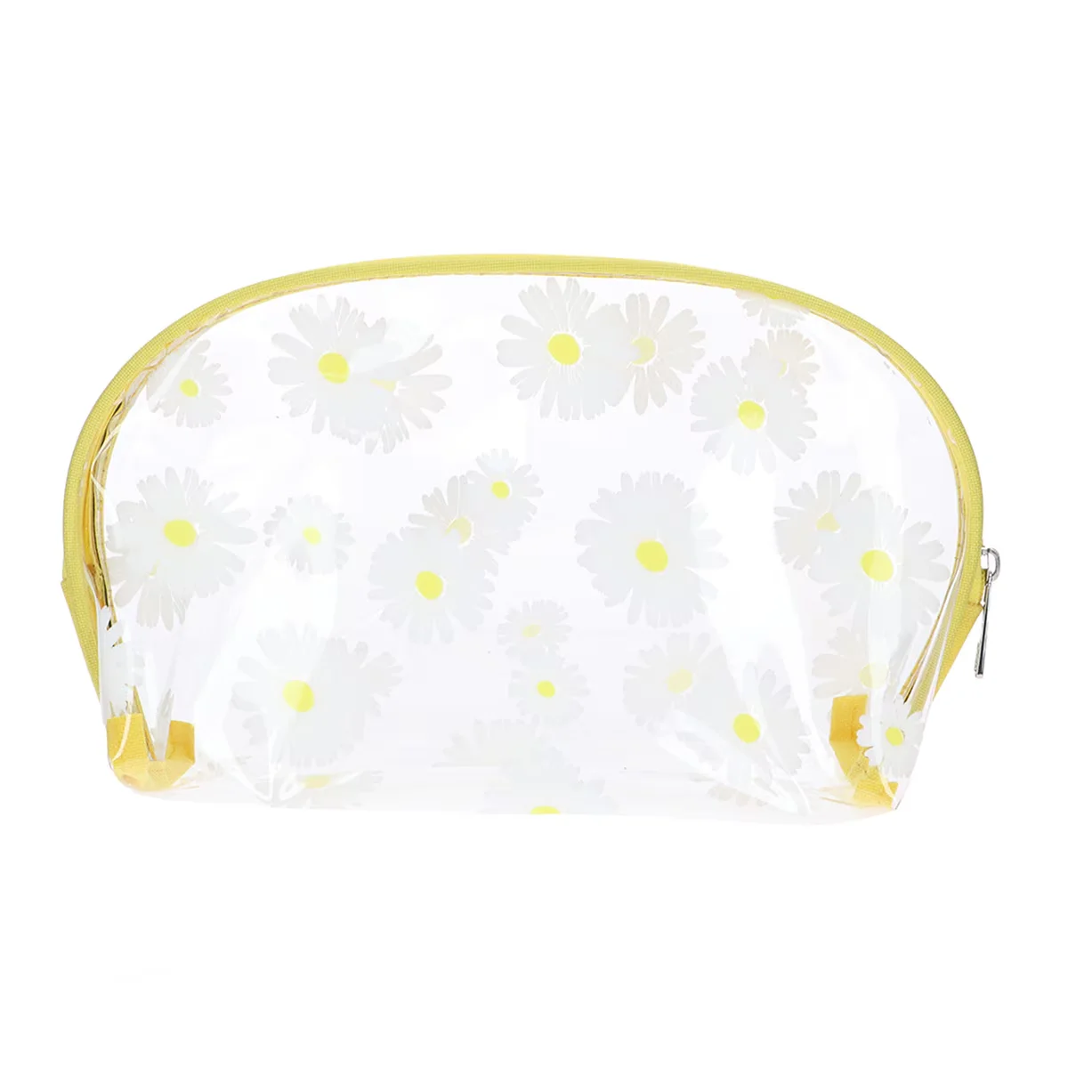 Miine Make-up Bag Oval Transparent Daisy