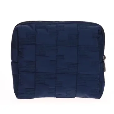 Miine Navy Blue Make-up Bag with Stylish Design & Storage