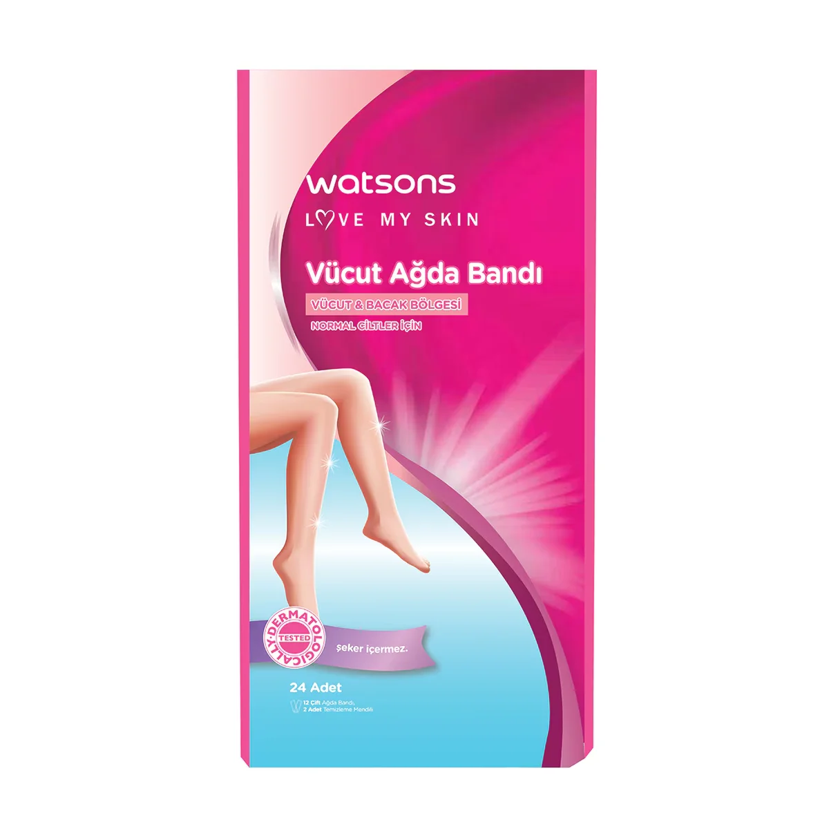Watsons Wachsstreifen für normale Haut - 24 Stück