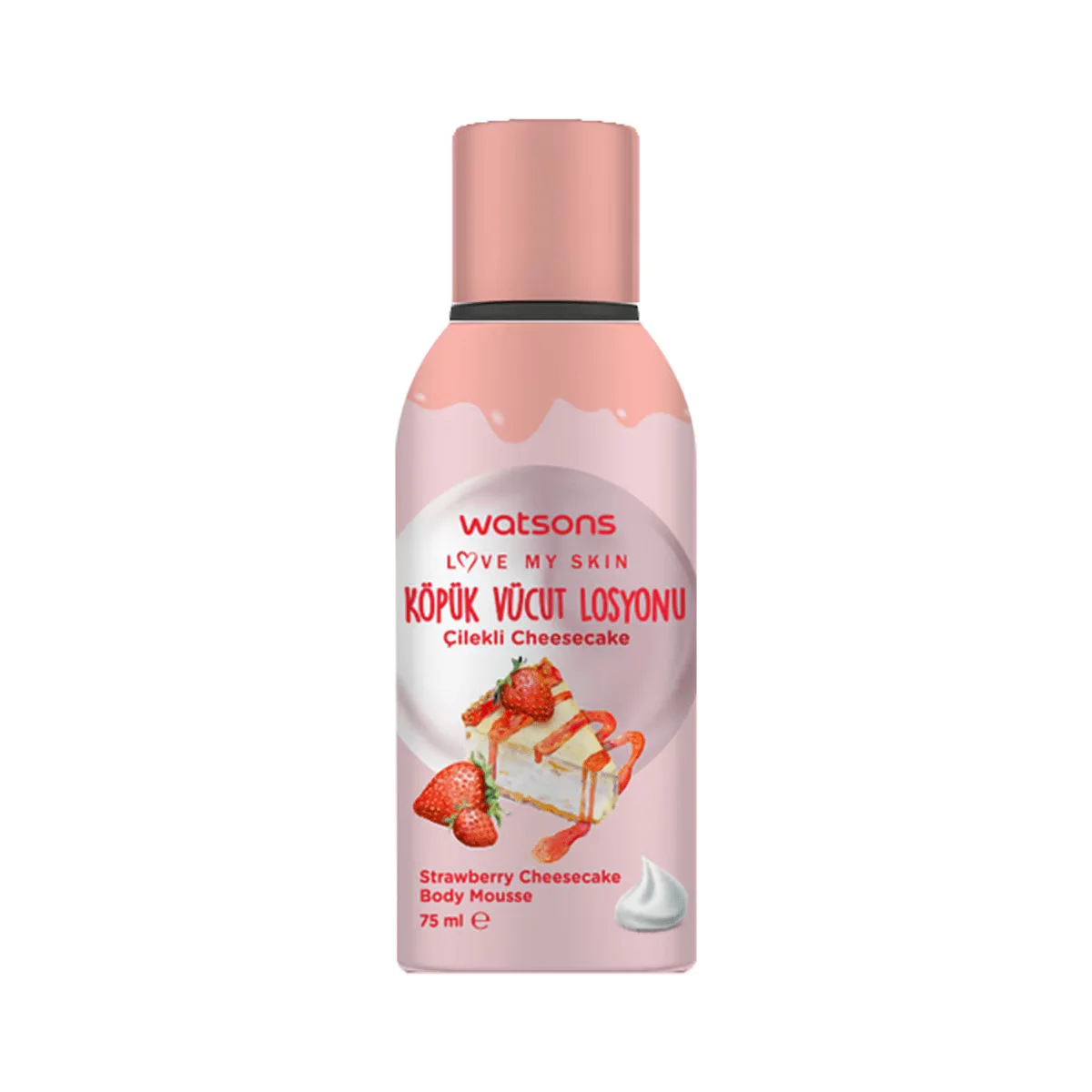 Watsons Strawberry Foam Lotion 75 ml