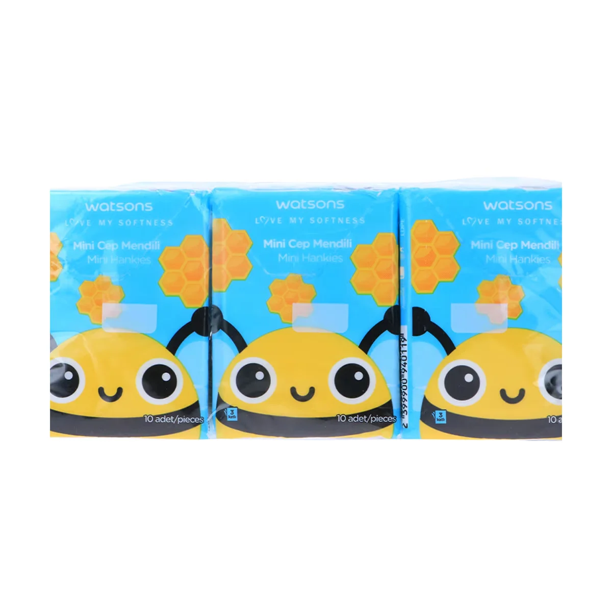 Мини-салфетки Watsons Bee Hankies, набор из 6 штук