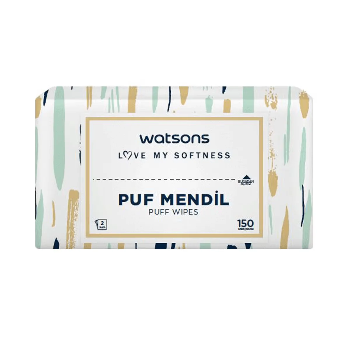 Watsons Pouf Wipes 150 pcs