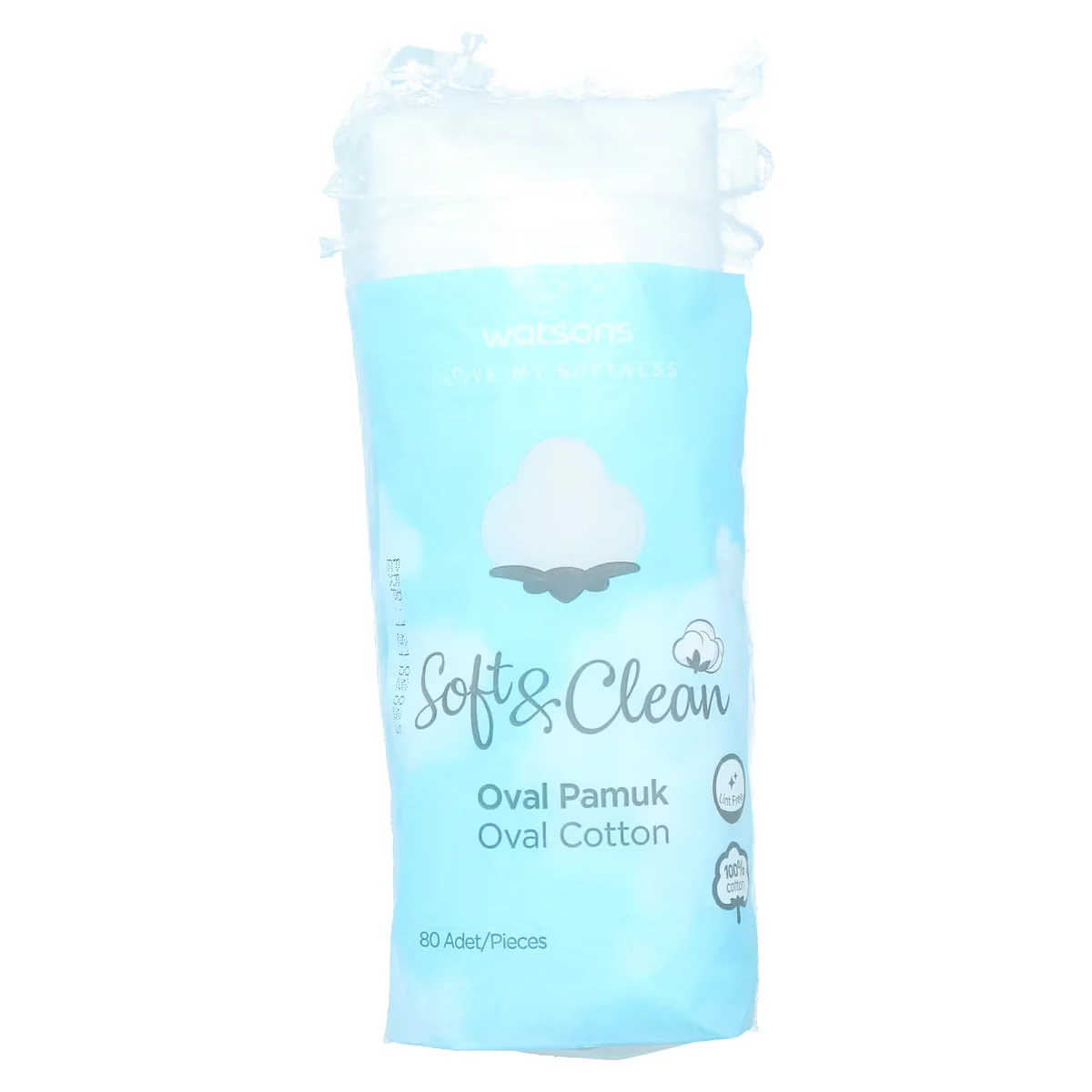 Watsons Oval Cotton 80 pcs