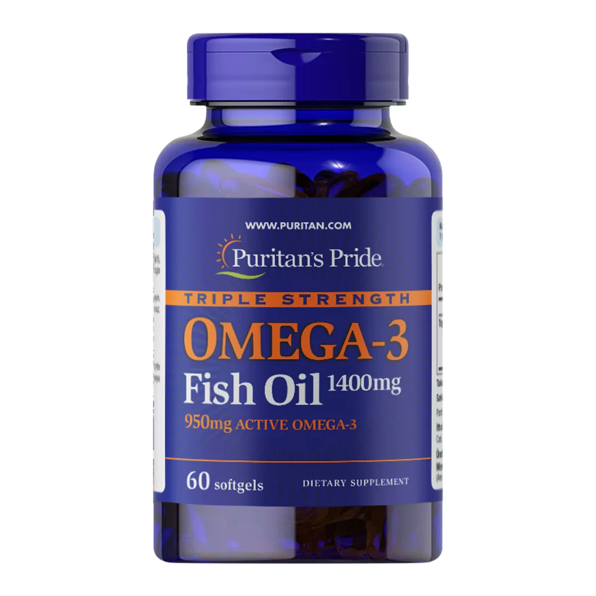 Puritan's Pride Omega 3 1400 mg 60 capsules