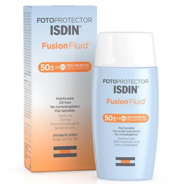 Isdin Fusion Water Sunscreen SPF 50 for Oily Skin - 50 ml