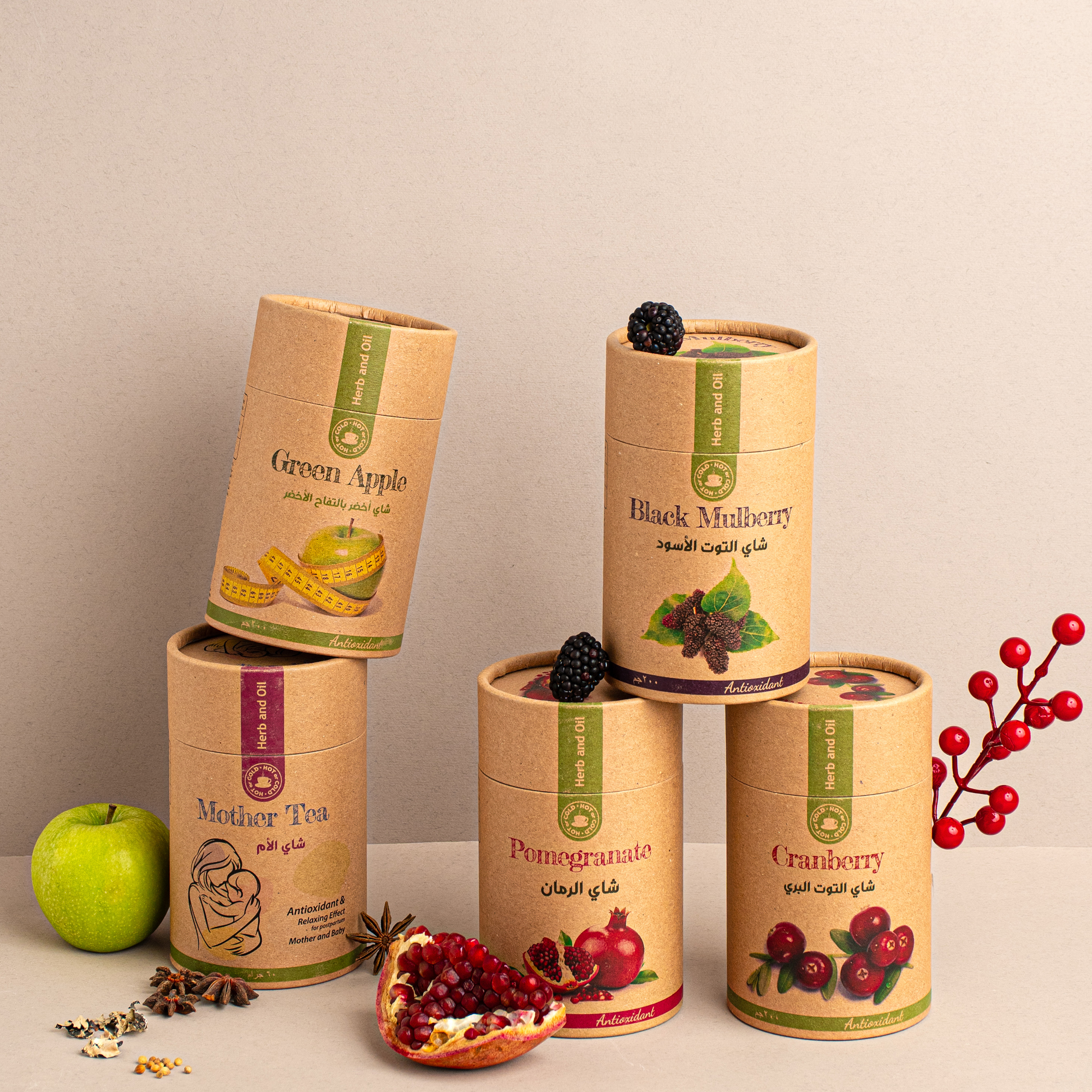 Green Apple Green Tea from Herb and Oil – 60g