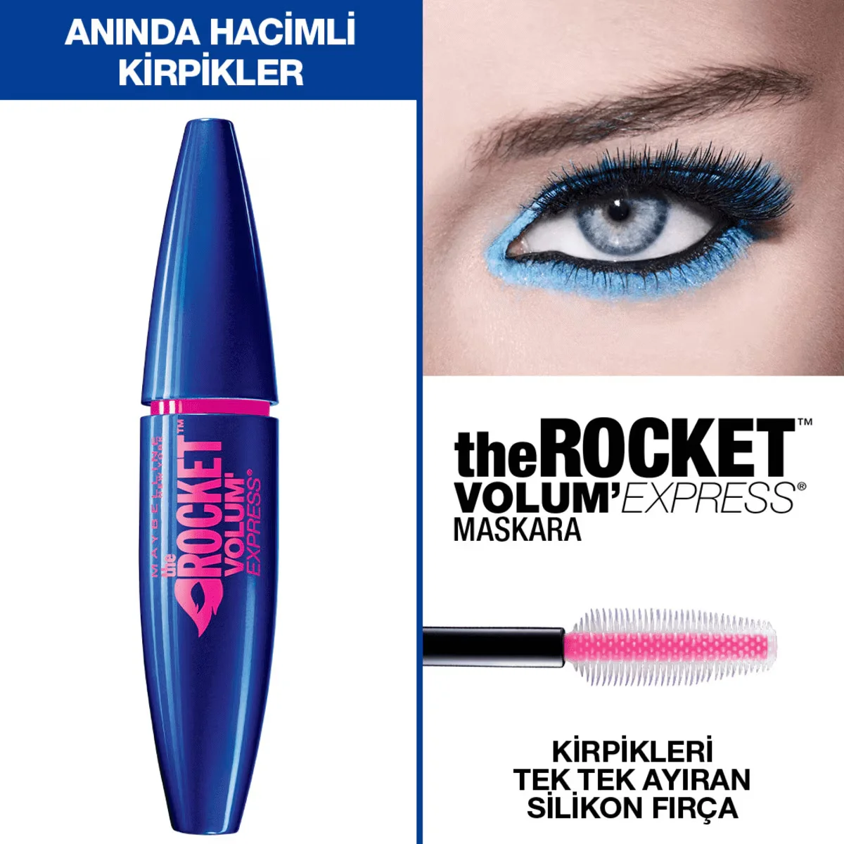 Maybelline Rocket Volum Express Black Noir Mascara 9.6ml