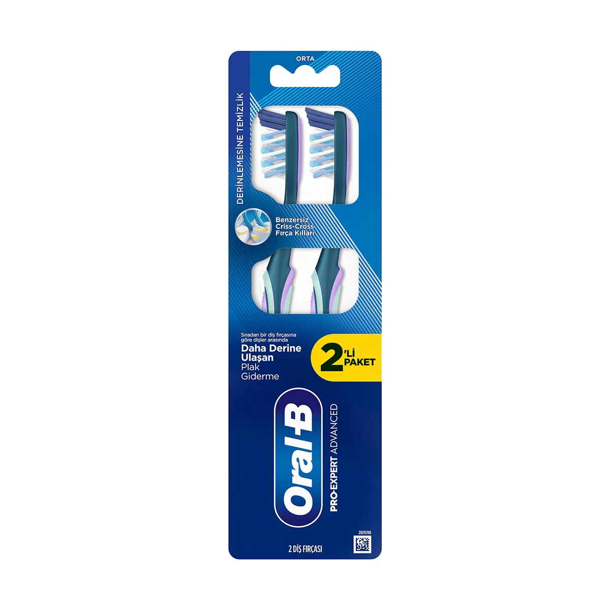 Oral-B Toothbrush Pro Expert 2-Pack