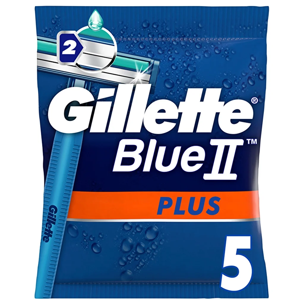 Gillette Blue2 plus Disposable Razor 5-pcs