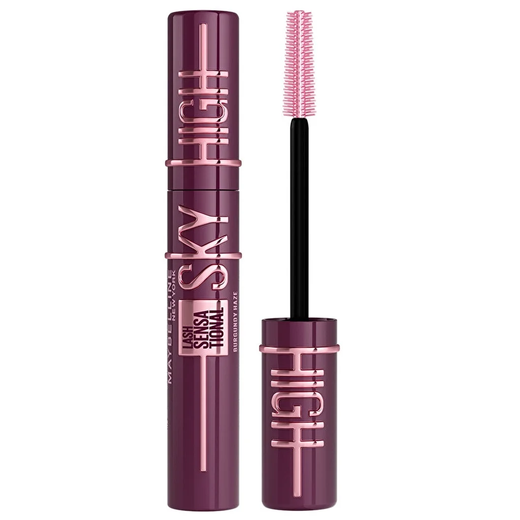 Maybelline ماسكارا لاش سينسيشنال سكاي هاي بورغندي هايز من مايبيلين نيويورك
