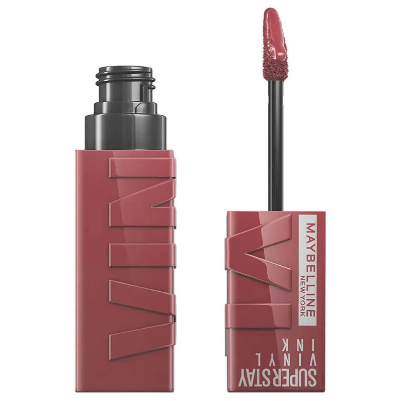 Maybelline New York Super Stay Vinyl Ink Liquid Shiny Lipstick - 40 witty