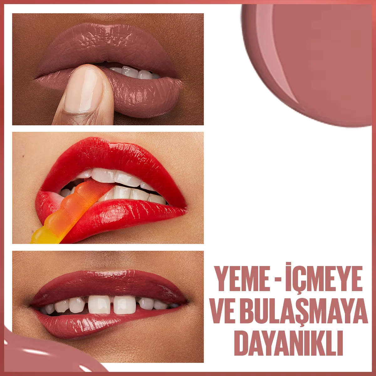 Maybelline أحمر شفاه سائل لامع سوبر ستاي فينيل إنك من مايبيلين نيويورك 95 كابتيفيتد
