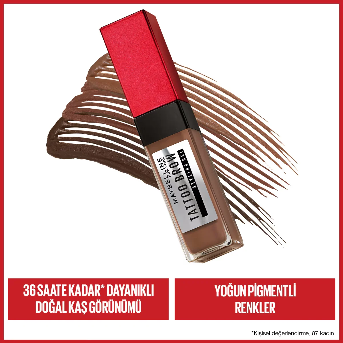 Maybelline Tatto Brow Styling Gel 260 deep Beown 6.0 ml