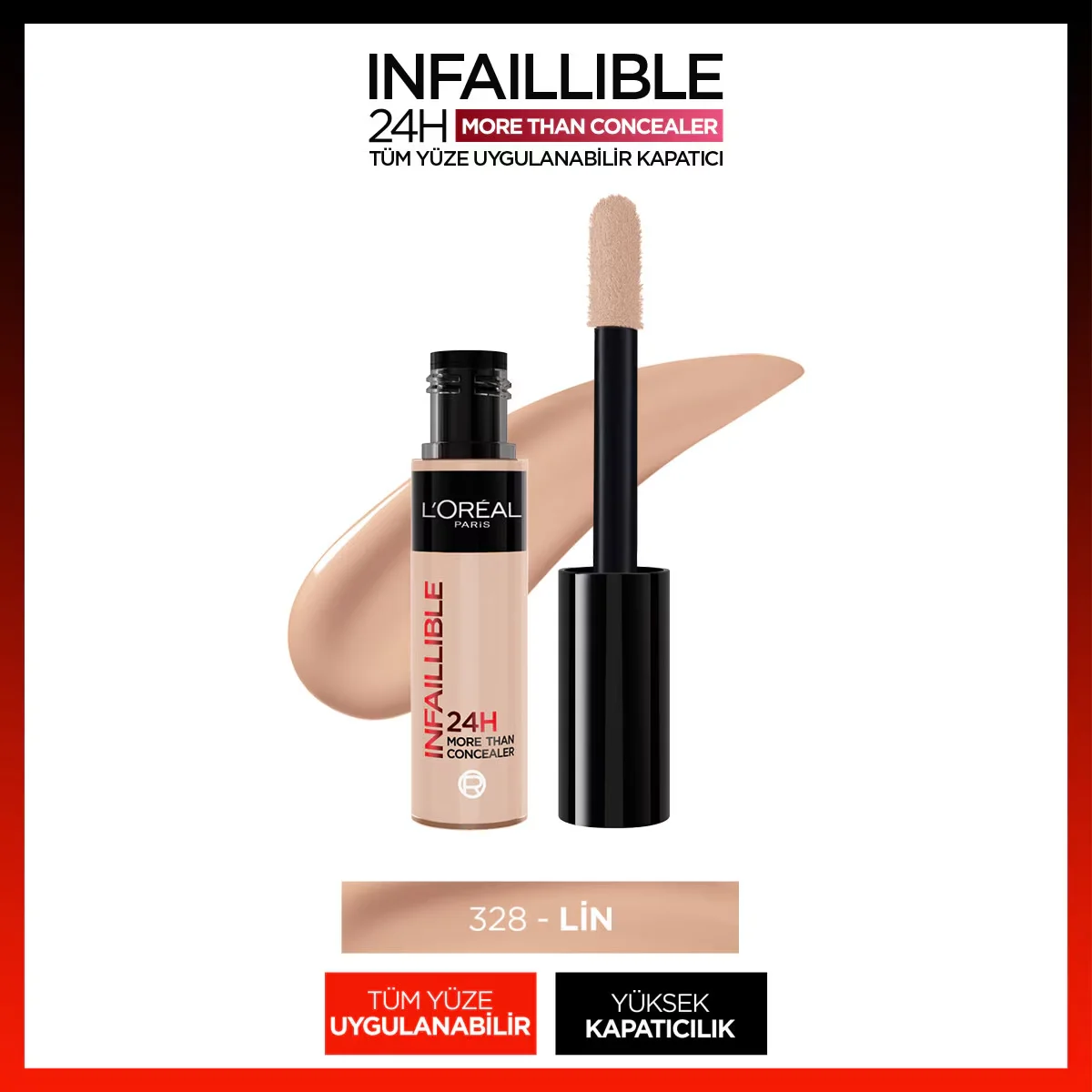 Loreal Paris Infaillible 24H More Than Concealer 328 Lİen 11 ml