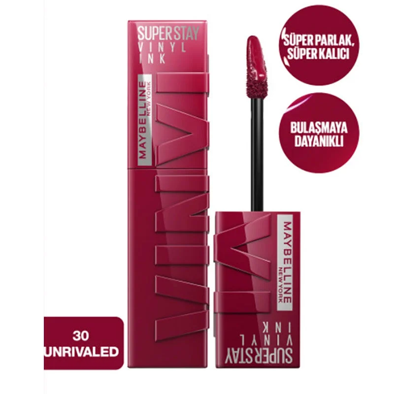 احصلي على شفاه لامعة وثابتة مع Maybelline Vinyl Ink