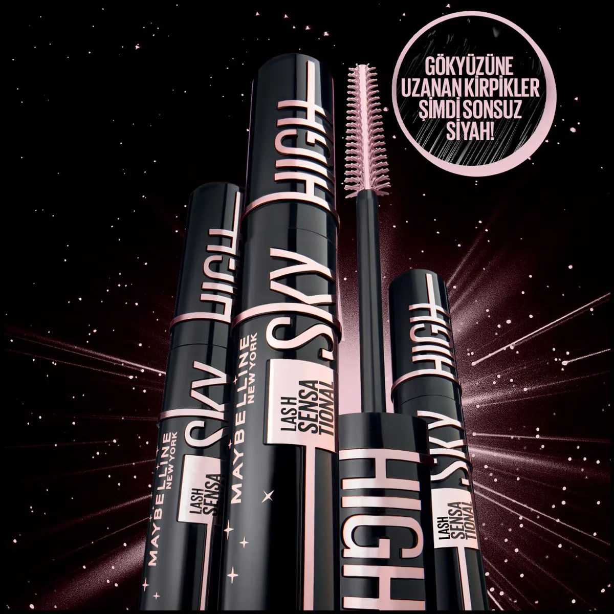 Maybelline New York Lash Sensational Sky High Cosmic Black Mascara
