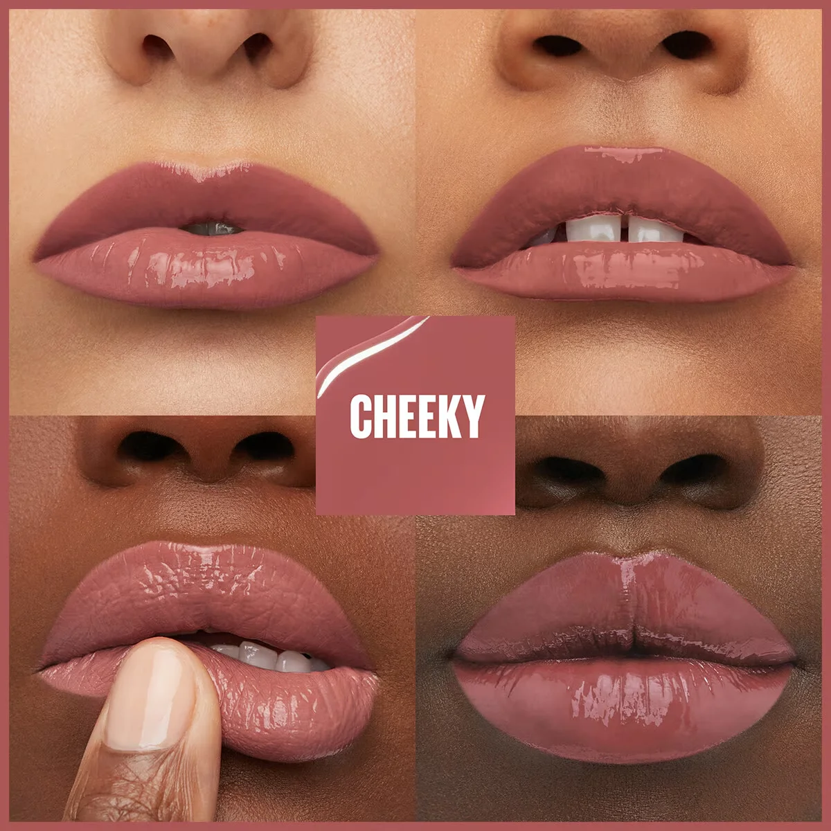 Maybelline New York Super Stay Vinyl Ink Long Lasting Liquid Glossy Lipstick 35 cheeky