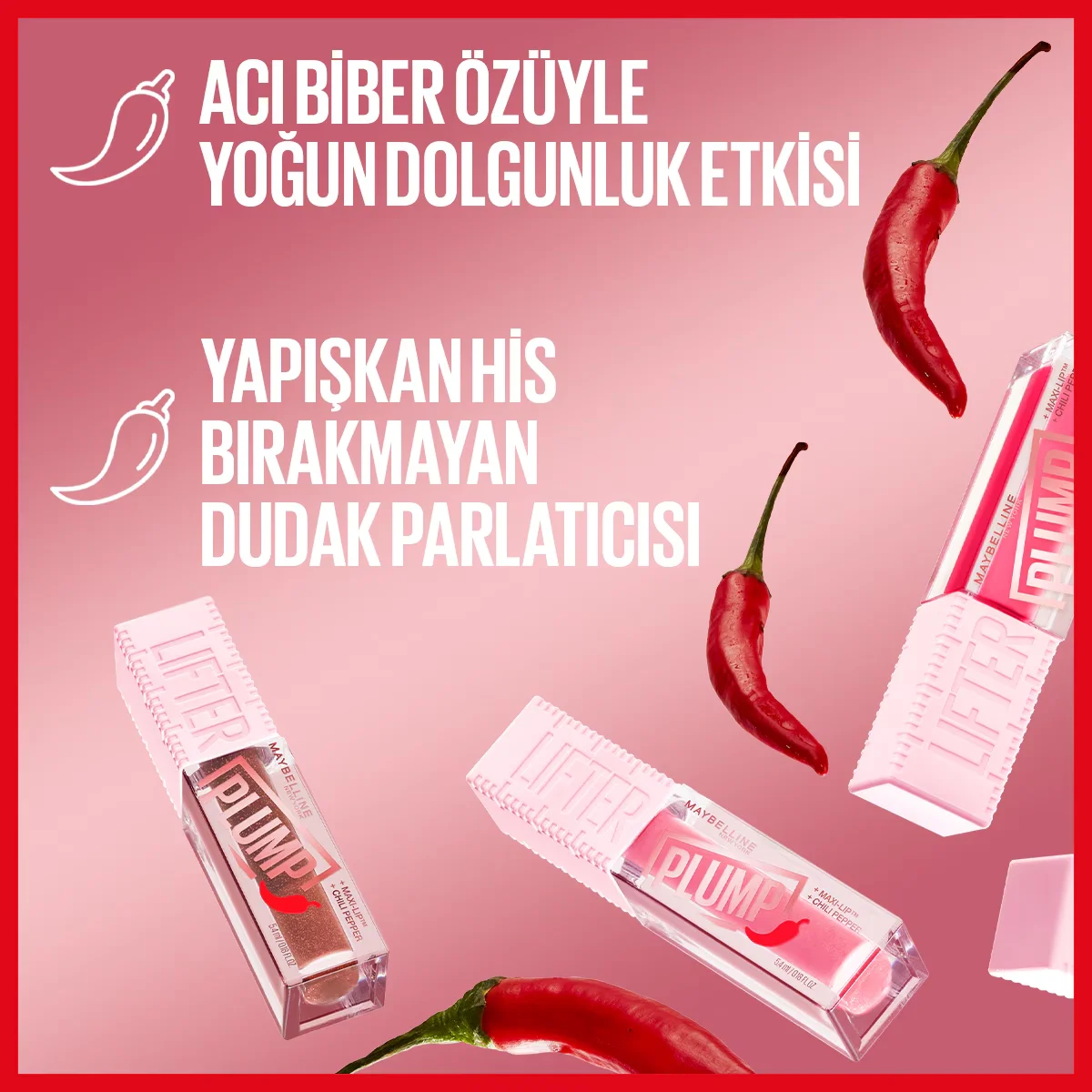 Придайте объем и сияние: Maybelline Lifter Plump Hot Chili