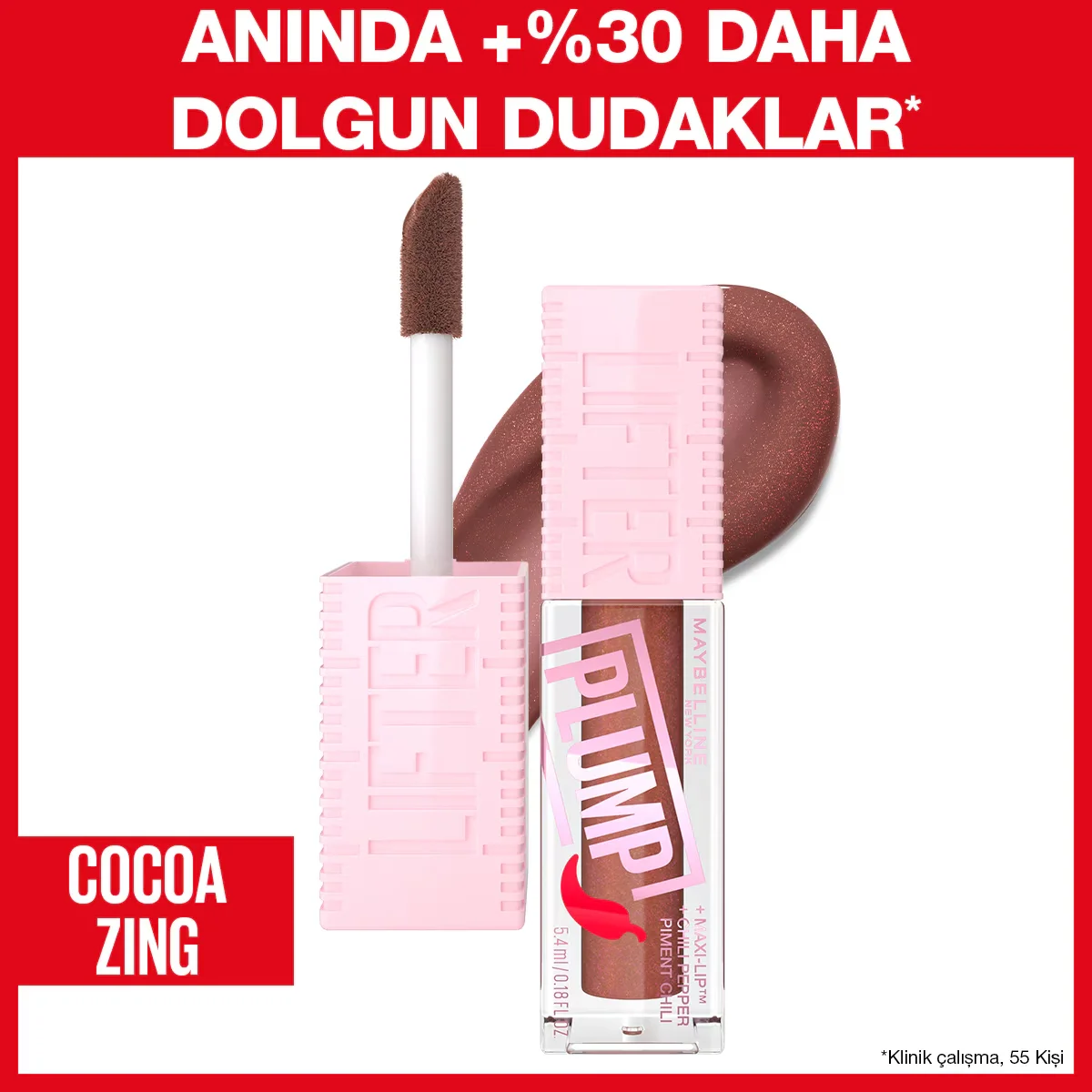 Придайте губам объем и сияние с Maybelline Lifter Plump