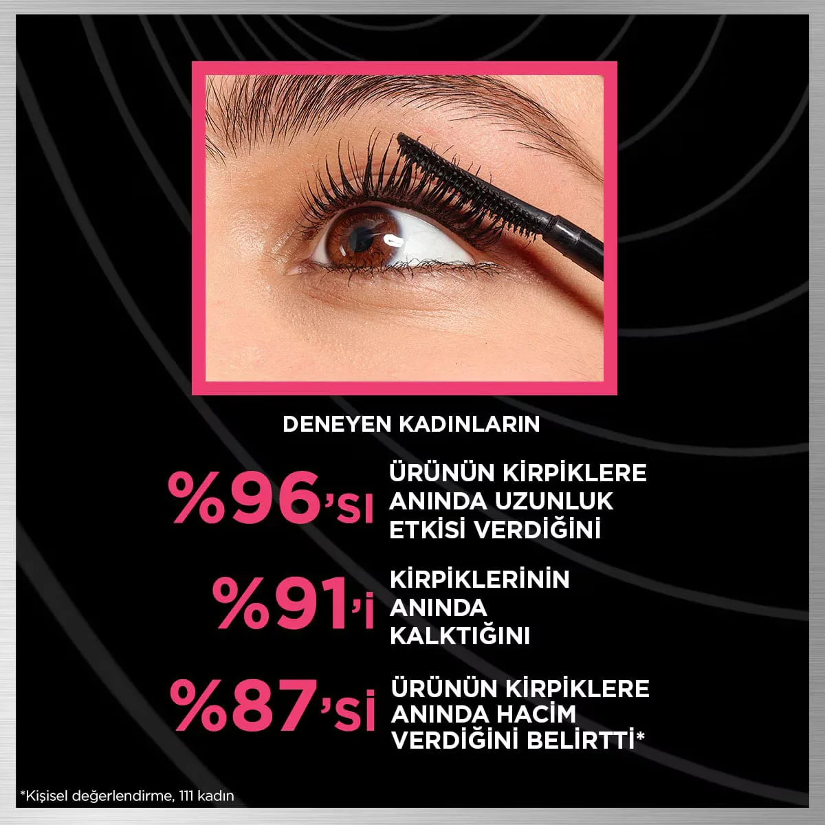 L'Oréal Paris Telescopic Lift Waterproof Mascara 9,9ml Schwarz