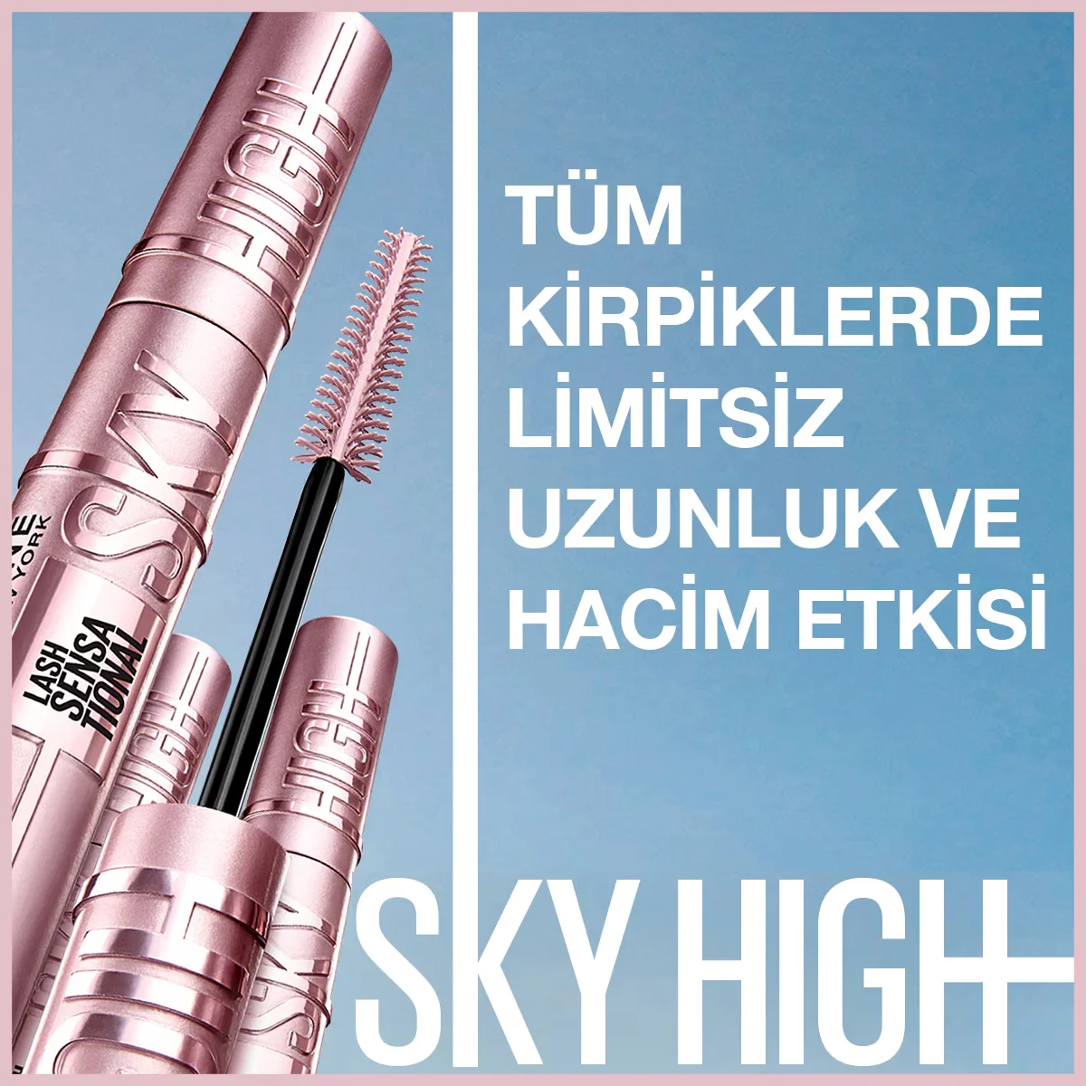 Maybelline New York Lash Sensational Sky High Waterproof Mascara Extra Black