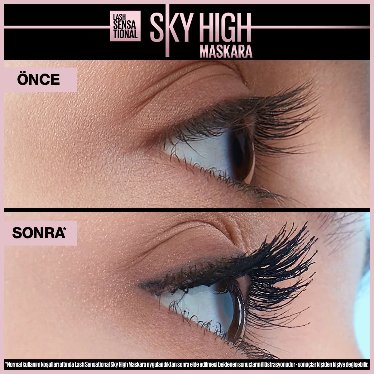 Maybelline New York Lash Sensational Sky High Waterproof Mascara Extra Black