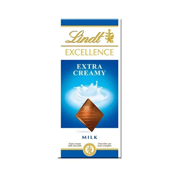 Lindt Excellence Chocolate Milk Extra Creamy 100 gr