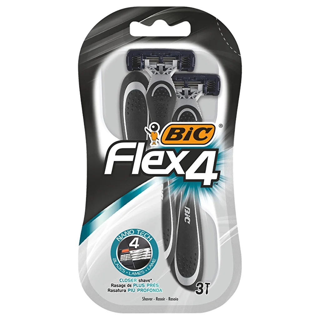 Bic Flex4 4 blade Razor Set Of 3