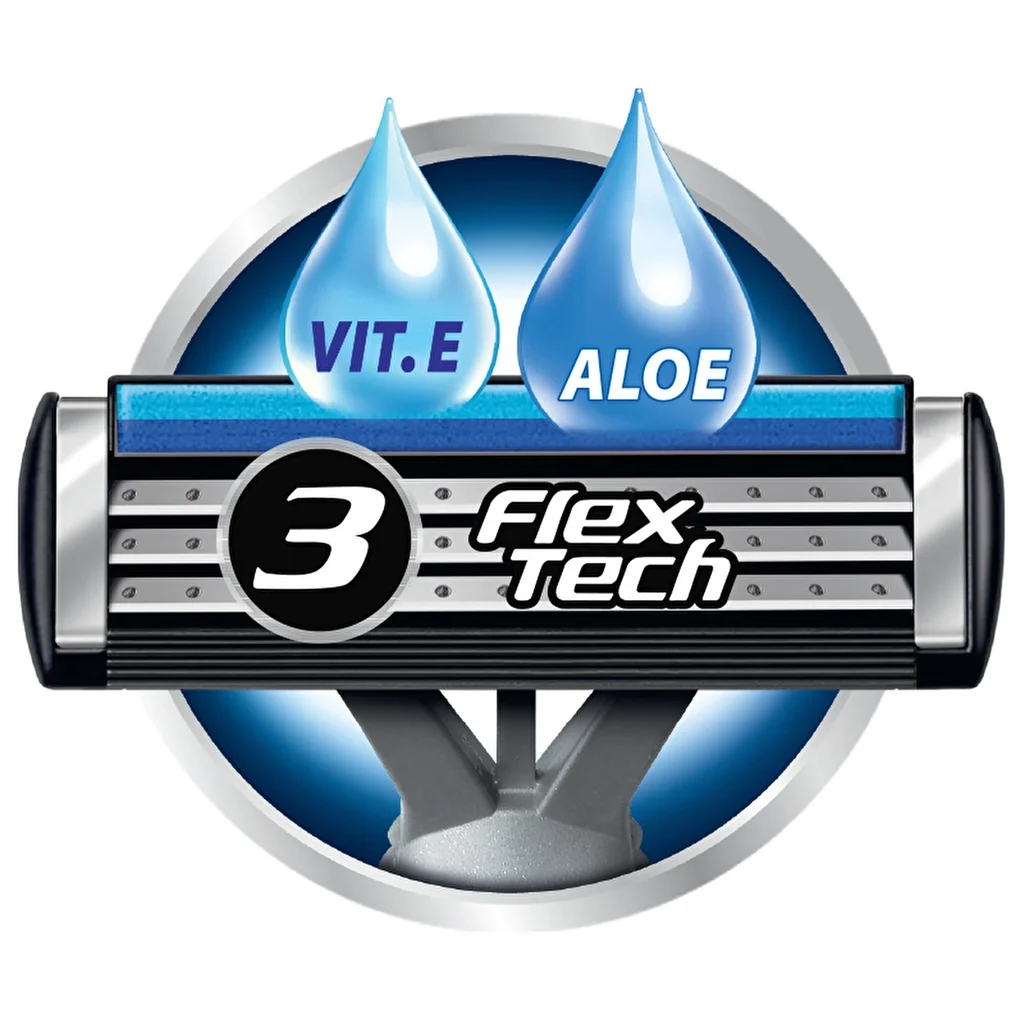 Бритвенный станок Bic Flex3 классический 3 лезвия набор из 3 штук