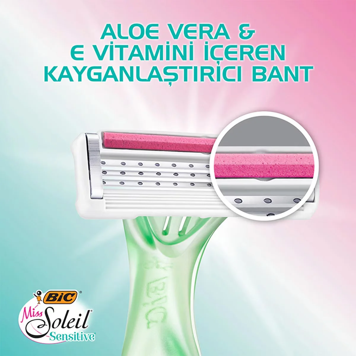 Бритва женская Bic Miss Soleil Sensitive 3 лезвия 3 штуки