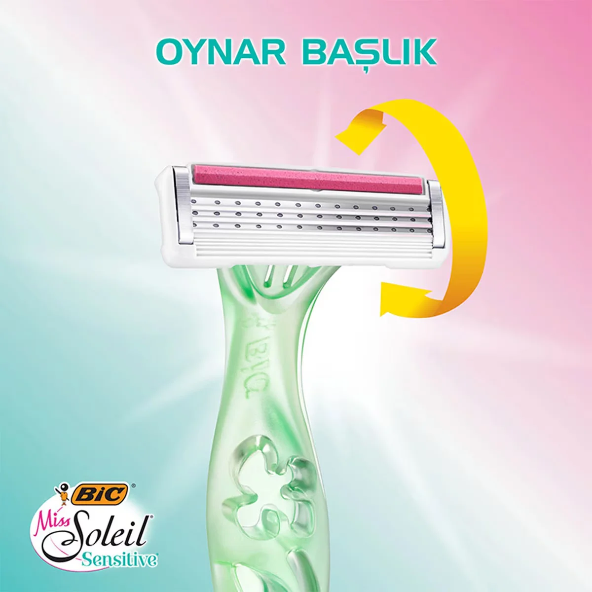 Бритва женская Bic Miss Soleil Sensitive 3 лезвия 3 штуки
