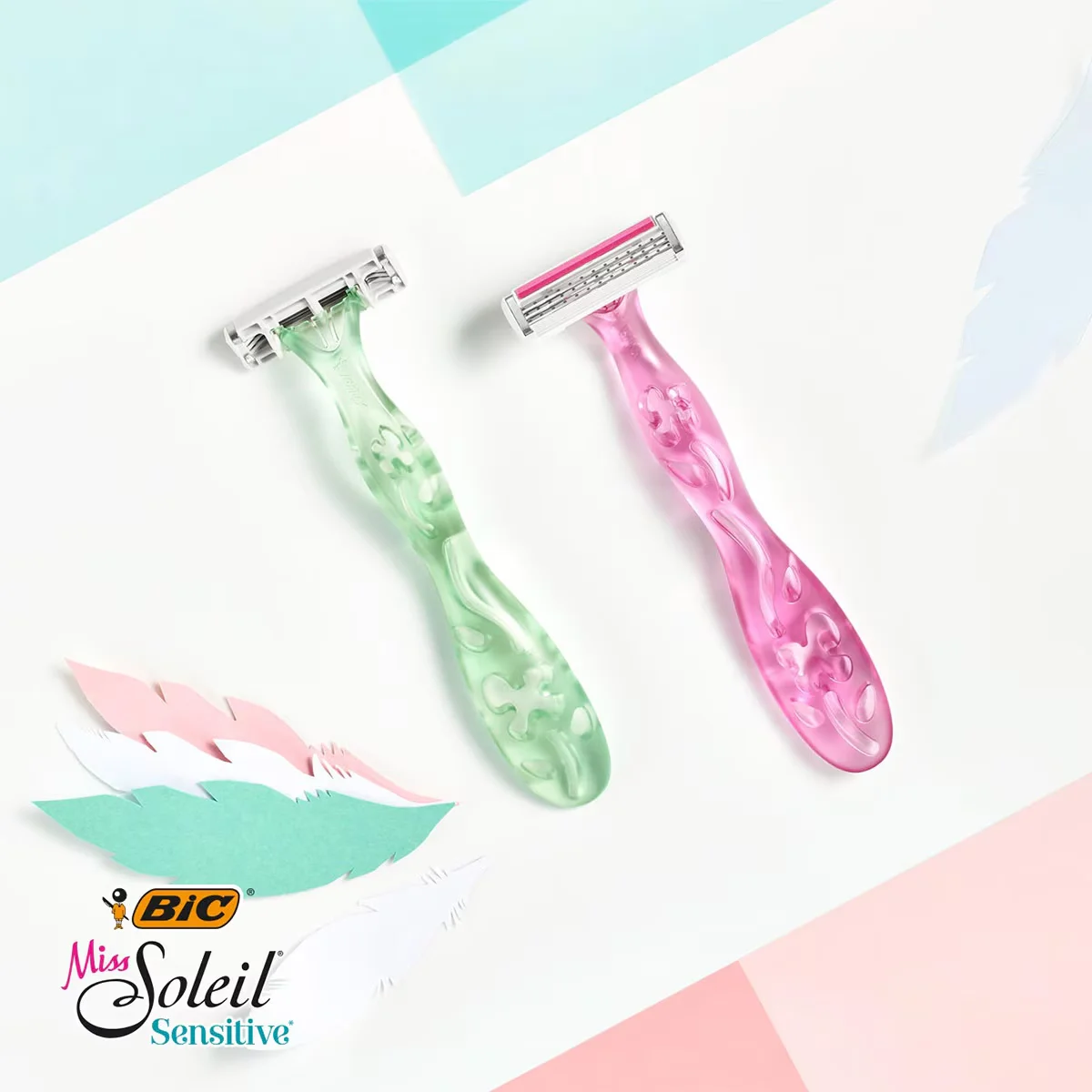 Bic Miss Soleil Sensitive 3 blade Women's Razor 3 pack