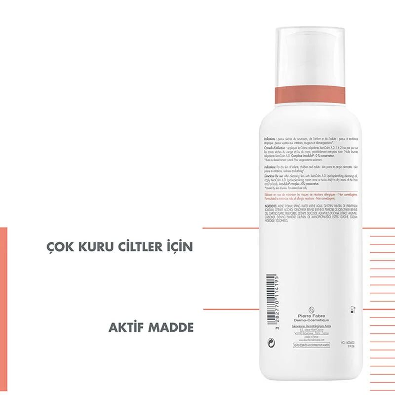 Avene Xeracalm A.d Moisturizing Cream 400 ml