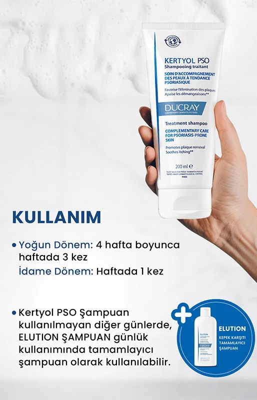Ducray Kertyol Pso Anti-Dandruff Care Shampoo 200 ml