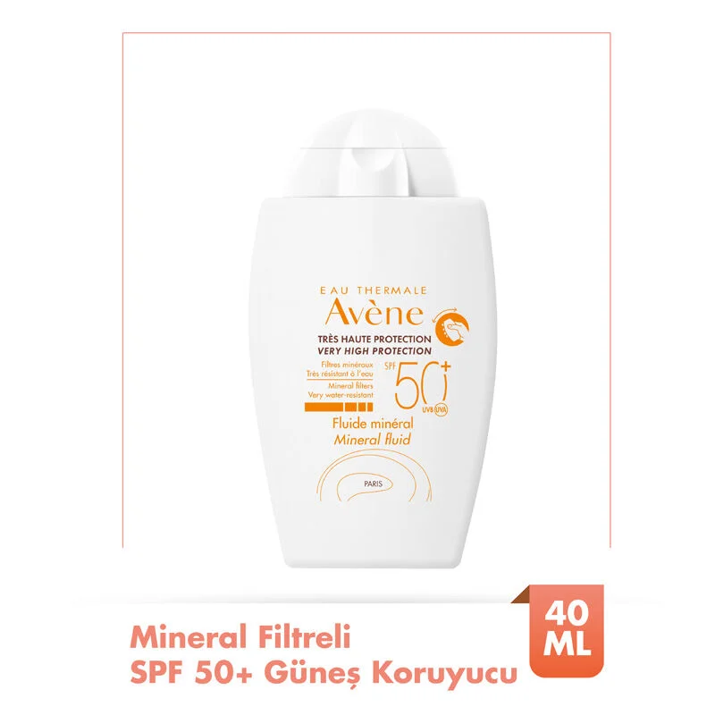 Avene Mineral Liquid Sunscreen SPF 50+ 40 ml