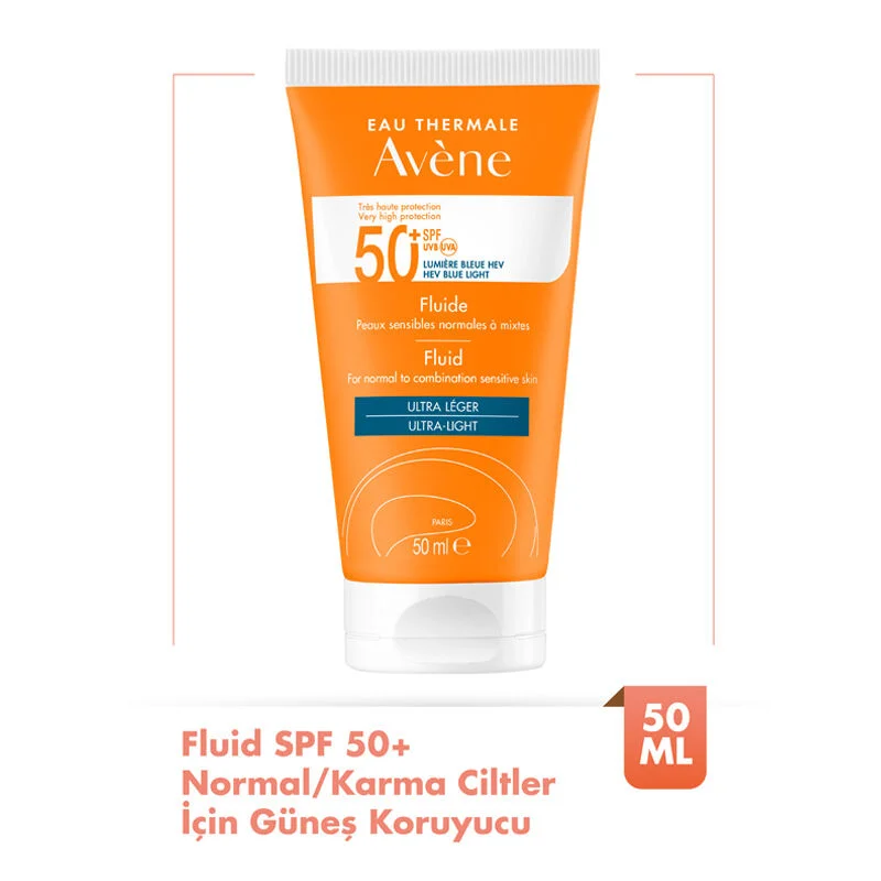 Авен Солнцезащитный флюид SPF 50+ Ультралегкий 50 мл