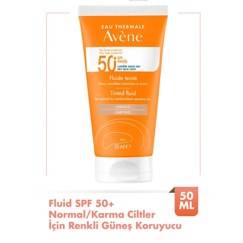 Avene Solaire SPF 50+ Tinted Fluid 50 ml (Normal and Combination Skin)