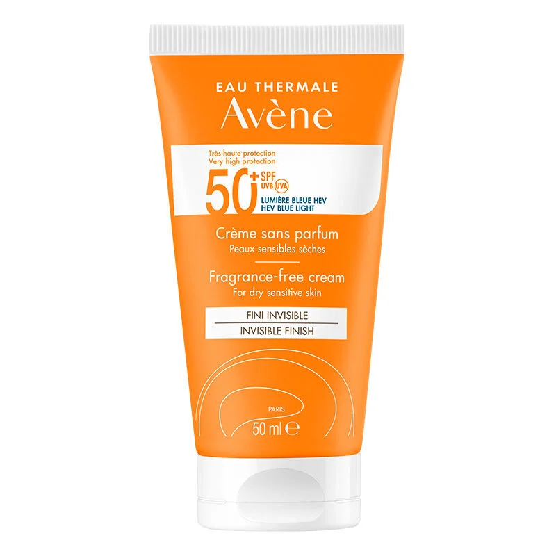 Avene Solaire SPF 50+ Sun Cream For Dry Skin 50 ml