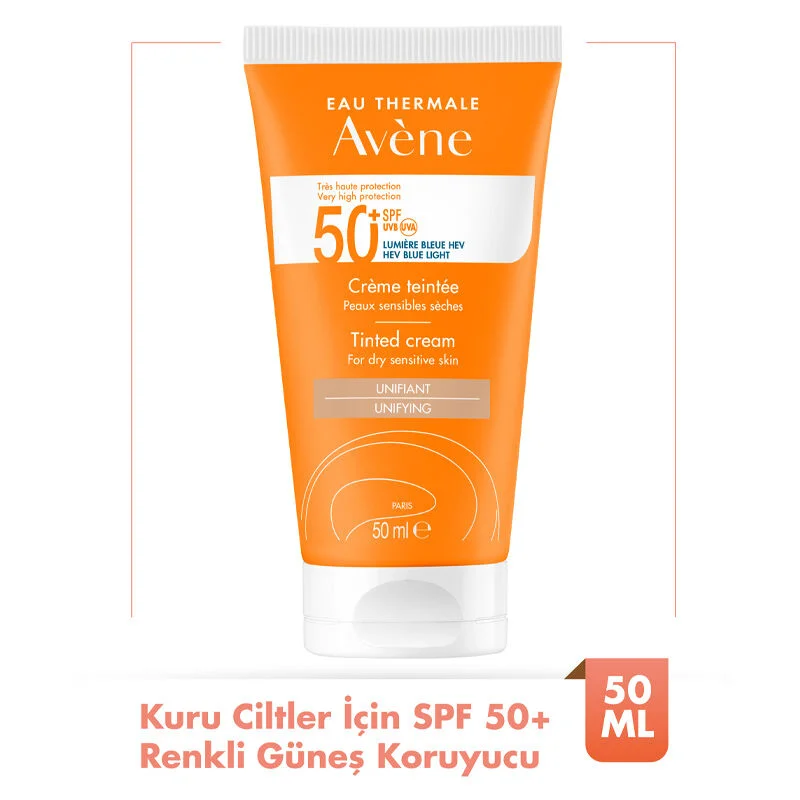 Avene Solaire SPF 50+ Tinted Sunscreen for Dry Skin 50 ml