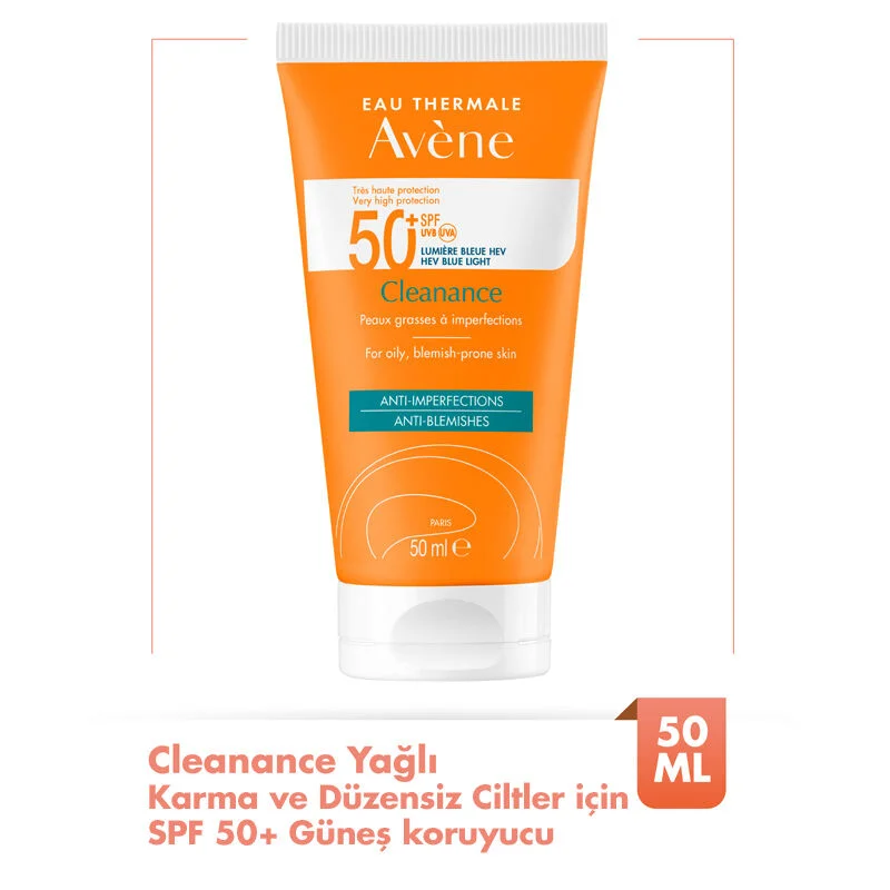 Avene Solaire Cleanance SPF 50+ for Oily Skin Sunscreen 50 ml