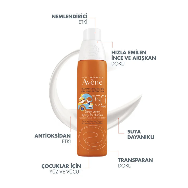 Avene Spf 50+ Children's Sun Spray 200ml