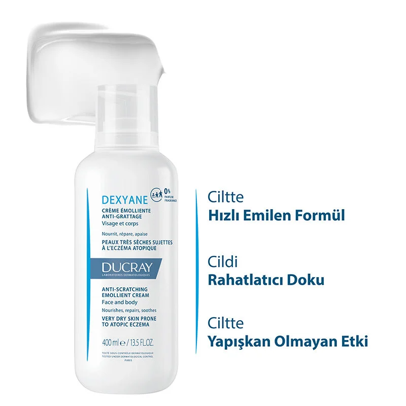 Ducray Dexyane Moisturizing Cream for Dry Skin 400 ml